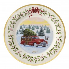 Lenox Holiday 2018 Vintage Wagon Decorative Plate LNX9798